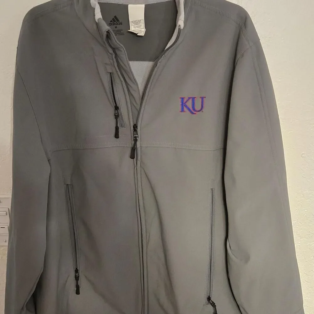 Adidas Men's Grey Jacket